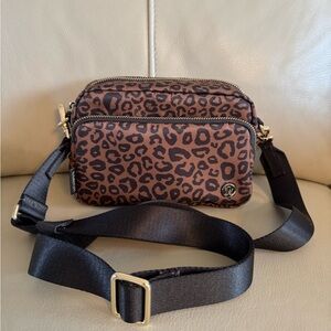 Leopard Print Crossbody Bag